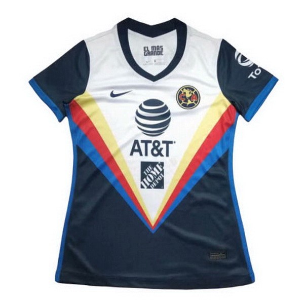 Camiseta Club América Replica Segunda Ropa Mujer 2020/21 Blanco